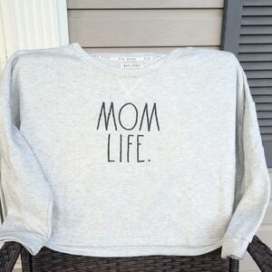 Rae Dunn Light Gray Sweatshirt